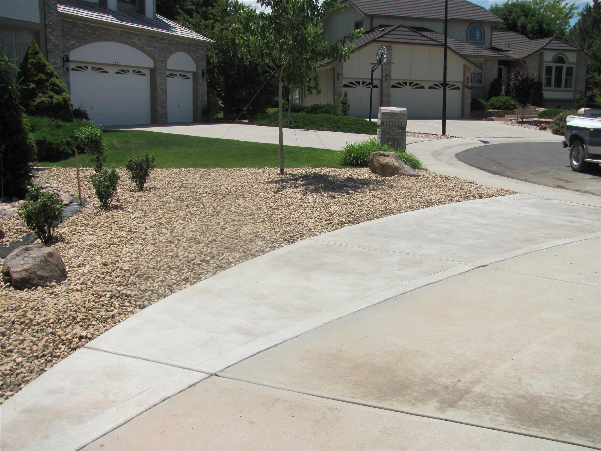 Picture of Concrete Driveway Extension – Glacier View Landscape and Design, Inc.